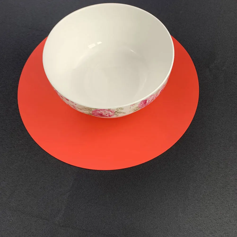 

Silicone Heat Resistant Microwave Oven Mat Chic Color Heat Insulation Pot Hot Pot Non Stick Table Pad Microwave Mat
