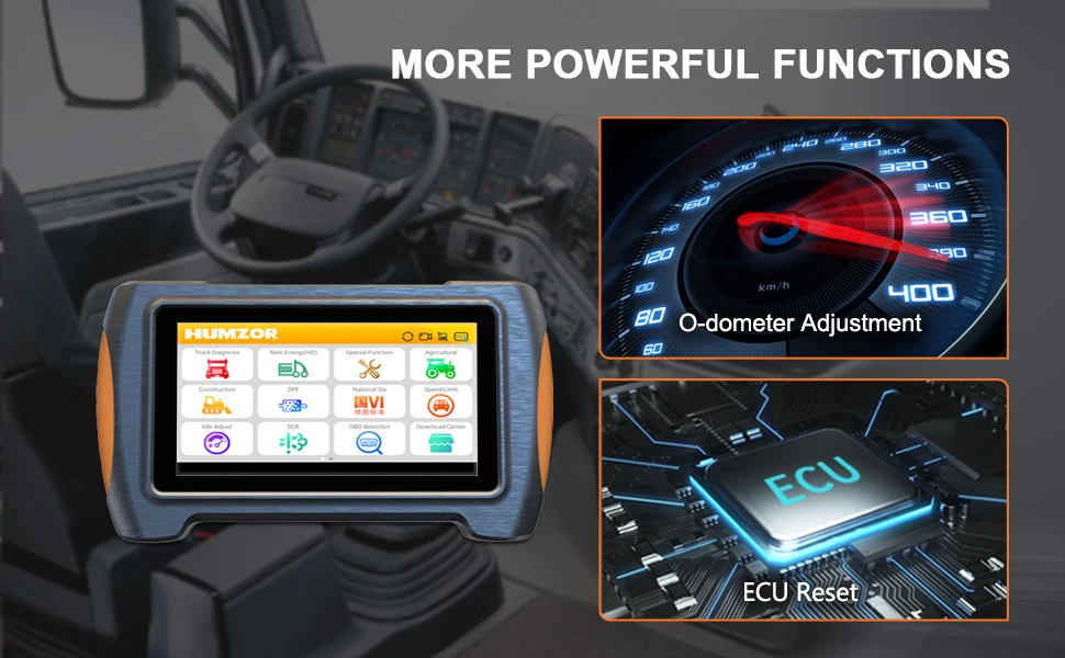 Humzor NexzDAS Pro Tablet Full System Auto Diagnostic Tool with IMMO/ABS/EPB/SAS Professional OBD2 Scanner BT-compatible