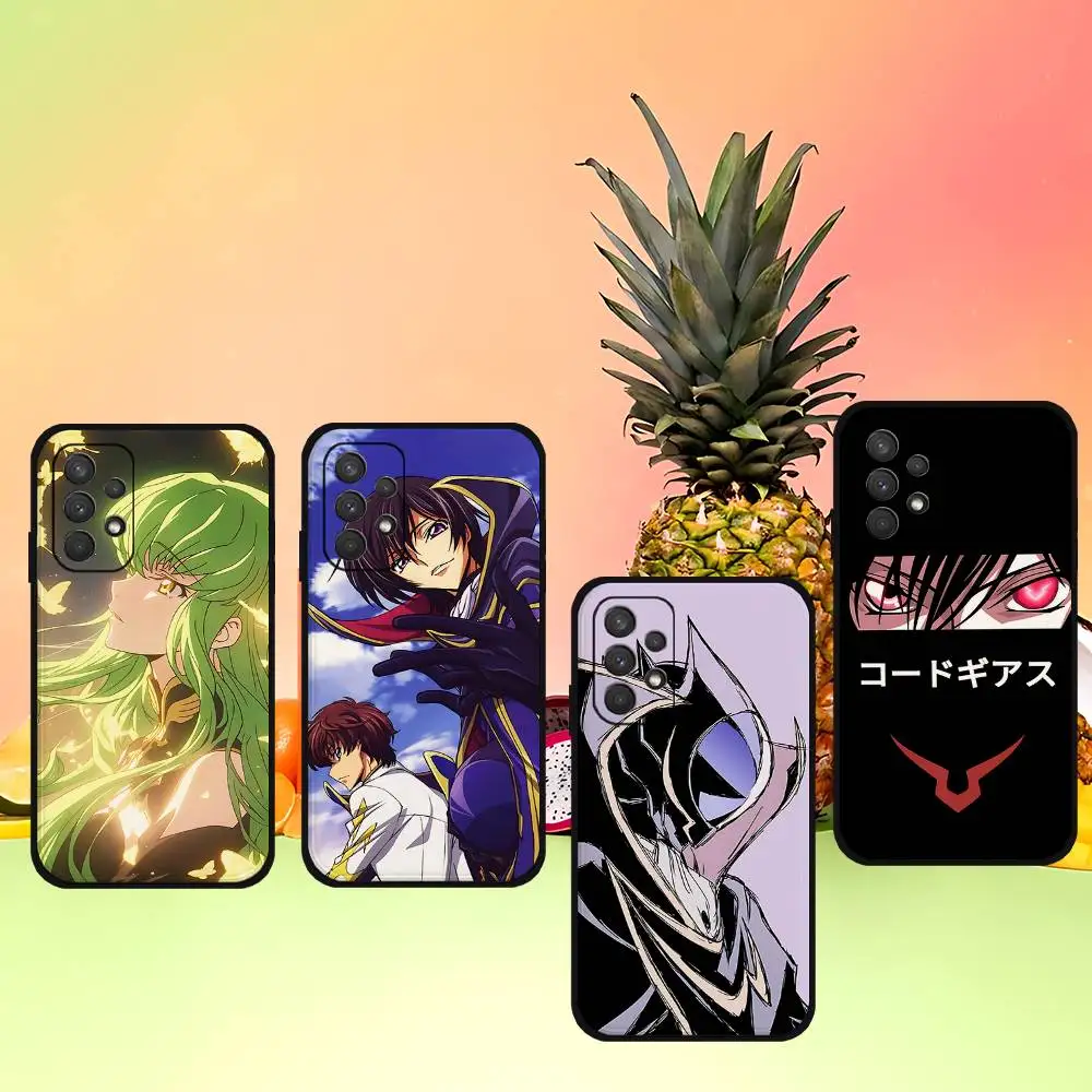 

Anime C-Code Geass Phone Case For Samsung S24/S25/S22 S30/A51 52/Lite/Ultra/5G/Plus/FE - Slim Shockproof Black Protection