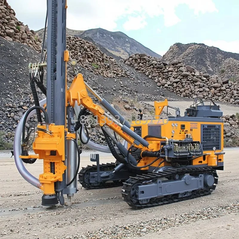 High Performance Surface DTH Drill Rig Crawler Type Mining Drilling Rig Machine Portable Drilling rig water well