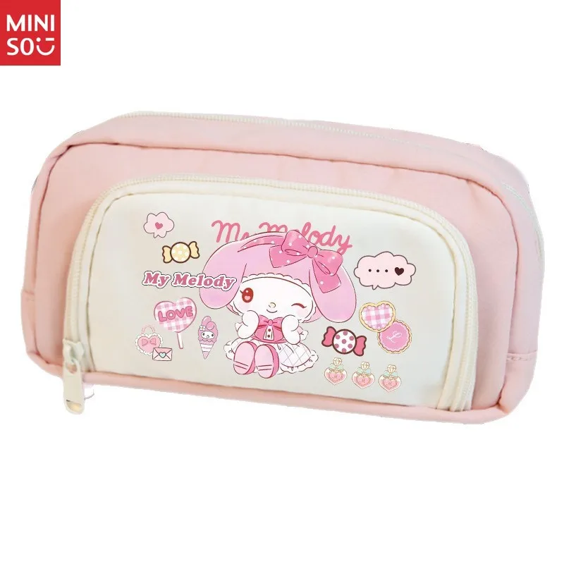 Miniso My Melody Pencil Case for Girls, Large Cute Sanrio School Supplies, Middle & Primary Student