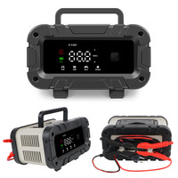 LED Display Pulse Repair Battery Charging Smart Car Battery Charger Motorcycle SUV Truck 12V 6A High Power Portable Intelligent