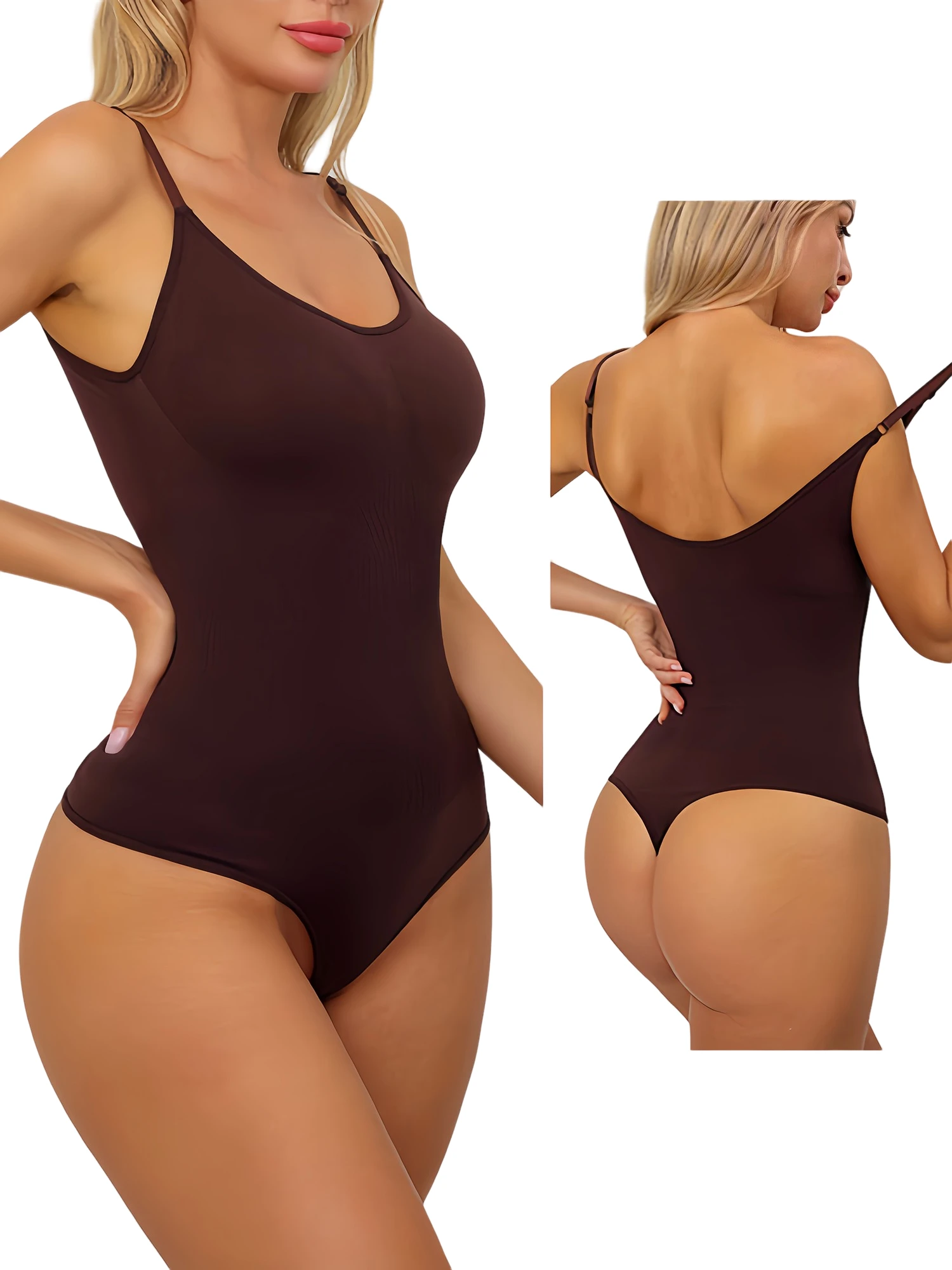 Seamless Shapewear Bodysuit Women Tummy Control Body Shaper Waist Trainer Ladies Sexy Thong Panties Slimming Underwear