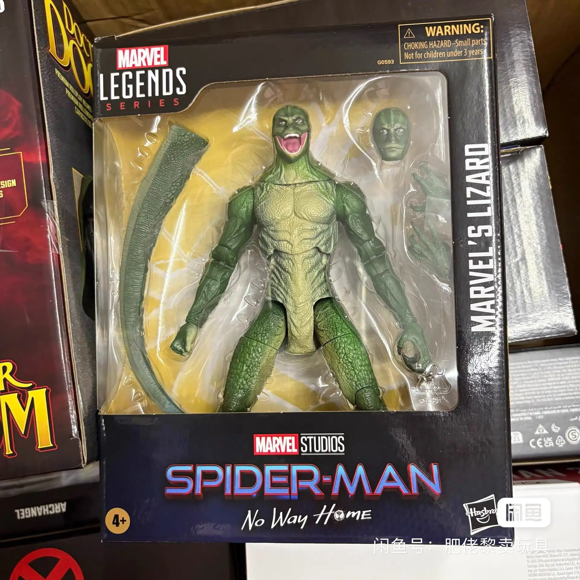 Genuino Marvel Spider Man Hero No Way Home Series vestido de batalla Spider Man lagarto Elector juguetes figura de muñeca móvil de 6 pulgadas