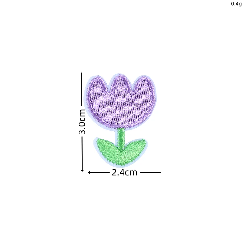 10pcs Cartoon Flower Patches Mini Cute Small patch DIY Clothes Bags Socks Shoes Hats Fabric Appliques Iron On Badge Stickers