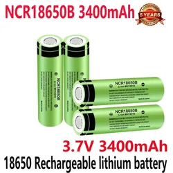 2024 New for Panasonic 18650 3400Mah 20A Discharge NCR18650B 1-20PCS 3.7V Lithium ion Rechargeable Battery