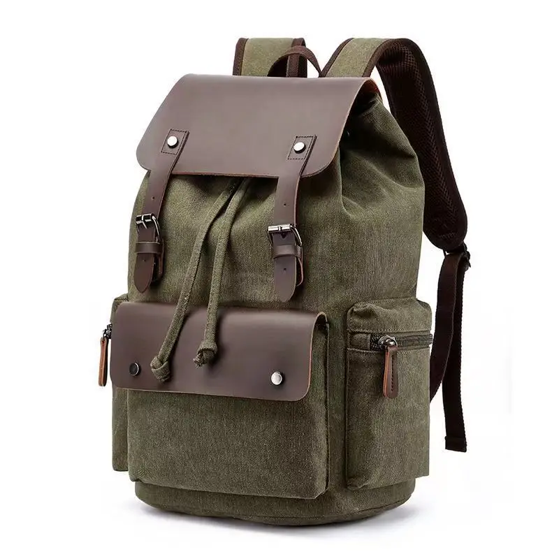 Fashion Travel Backpack Unisex backpack Mountaineering Bag Men Canvas Large Capacity Backpacks Outdoor Camping Bag Computer Bag