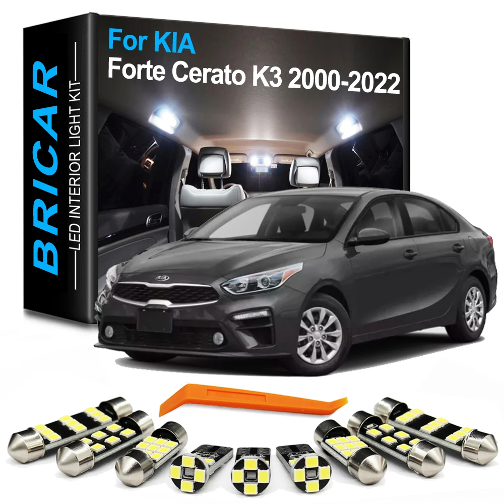 Brlcar Canbus Car Indoor Lamp For KIA Forte Cerato K3 LD TD YD 2000-2017 2018 2019 2020 2021 2022 Interior LED Bulb Light Kit