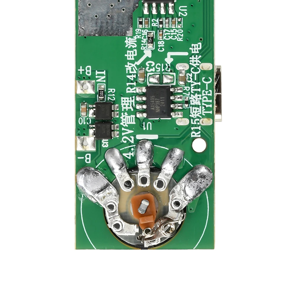 Type-C DC-DC 3.7V to 9V 12V Boost Conveter Stepless Speed Regulation Fan Board 12W Small Fan Circuit Board