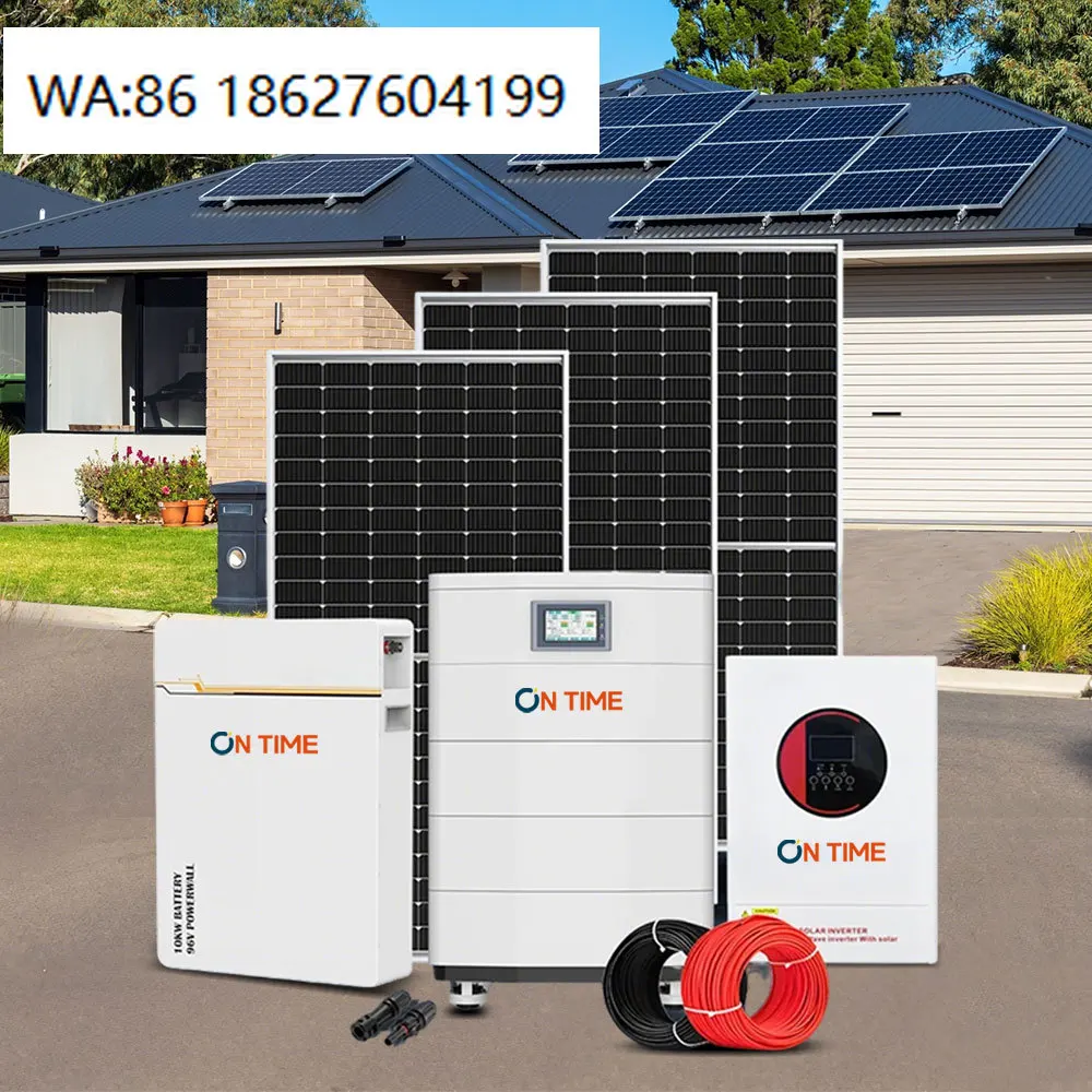 5Kw-30Kw All in One Hybrid Balcony Solar System, Complete Panel Inverter Whole House Power