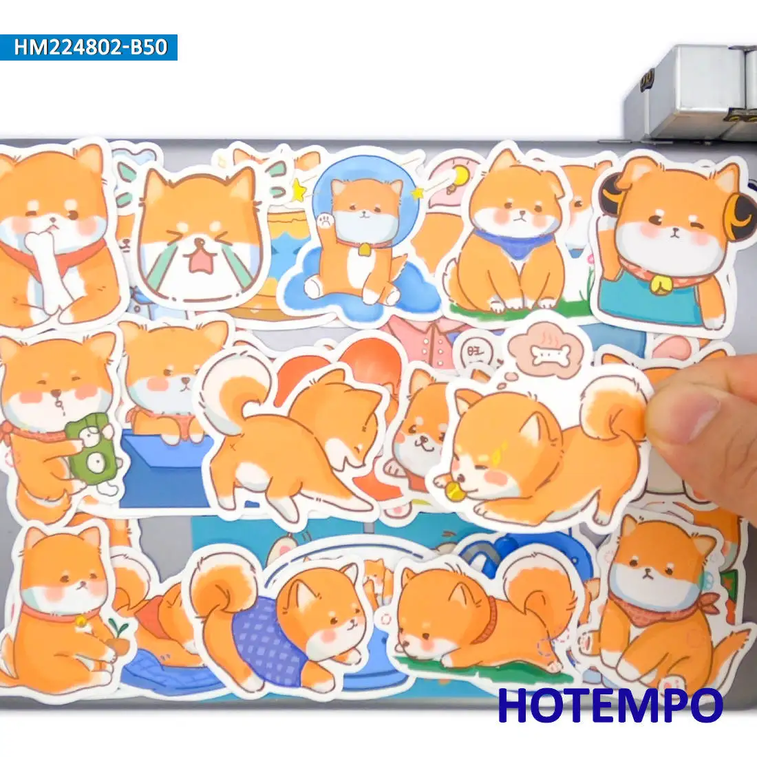 20/30/50Pieces Cute Animals Cartoon Shiba Inu Style Dog Stickers for Phone Scrapbook Diary Luggage Bike Car Laptop Sticker Toys