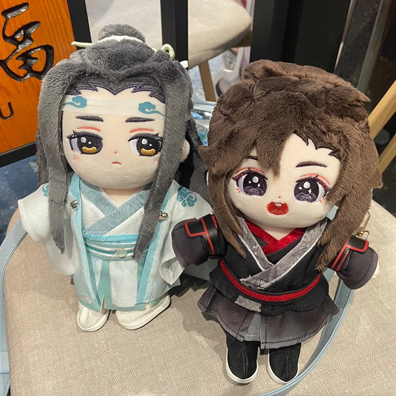 Mo Dao Zu Shi Lan Wangji Wei Wuxian Cotton Plush Toy Anime Plushie Figure Grandmaster Of Demonic Cultivation Stuffed Gifts