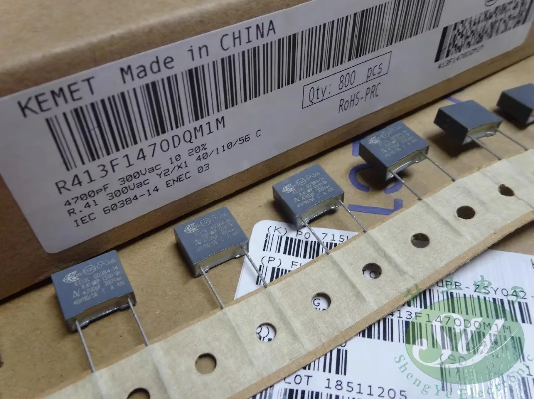 

20PCS AV R413F1470DQM1M 0.0047uf/300VAC 4.7nf 4700pf 4n7 472 New thin film capacitor