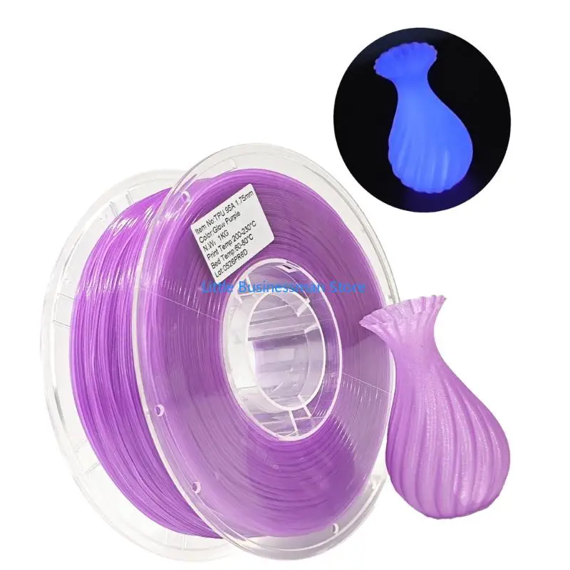 Photolumineszierendes thermoplastisches Polyurethan 95A 3D-Druckfilament TPU 1,75 mm, 1000 g Versorgung für Schilder, Modelle – Detail 7