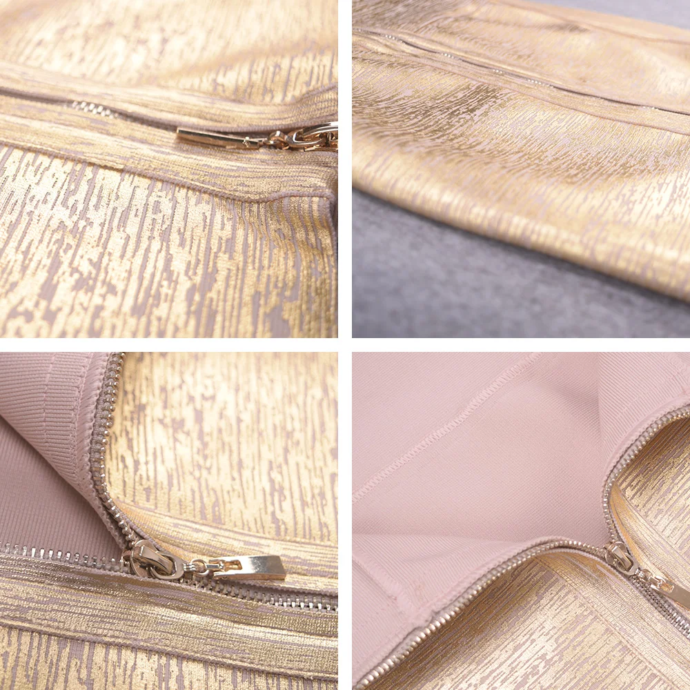 Hqbory sexy luxo ouro bandagem saias verão feminino senhoras festa clube cintura alta bodycon lápis saias noite xl saias