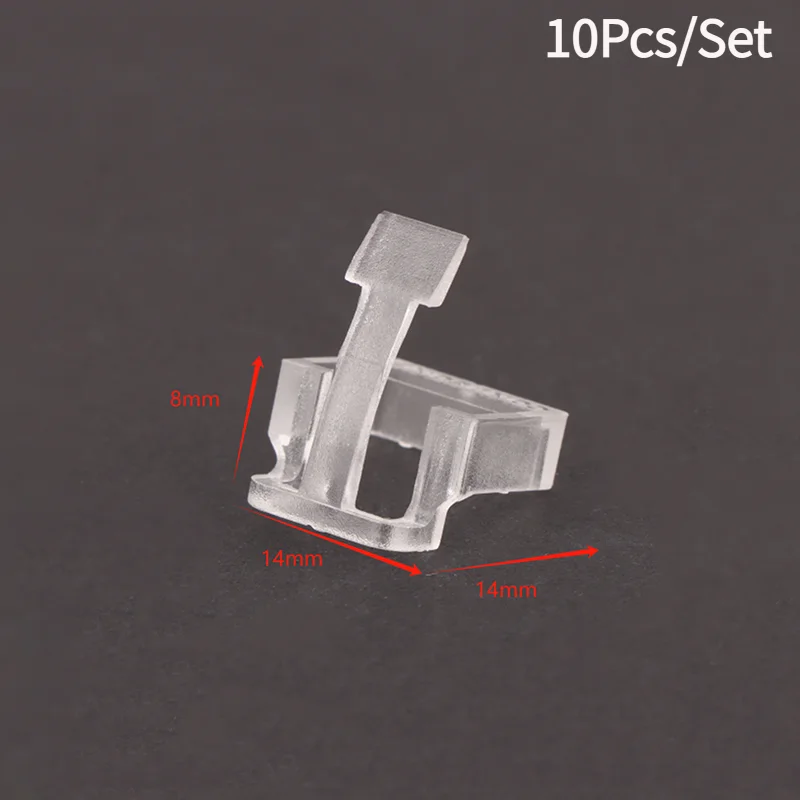 10Pcs Network Cable Crystal Head Buckle Replaceable RJ45 Plug Protective Cover Latch For RJ45 Cable Repaire Parts.