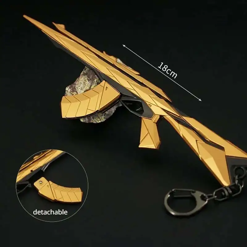 

Valorant Vandal Weapon Araxys Vandal Guns 18cm Keycahins Alloy Removable Model Game Peripherals Katana Uncut Samurai Cospaly Toy