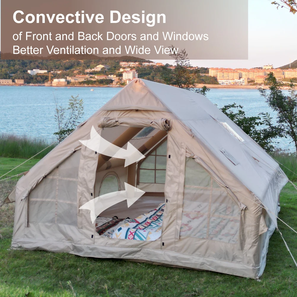 

Brand New TOURUS 12 Square Meters New Product Large Tent Inflatable Camping Tent