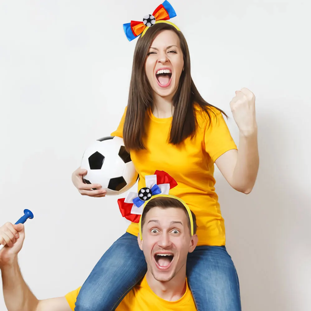 

2024 Euro Fans Football Headband Soccer Hair Band Football Competition Fan Cheering Props Party Decor 2024 European Cup Props
