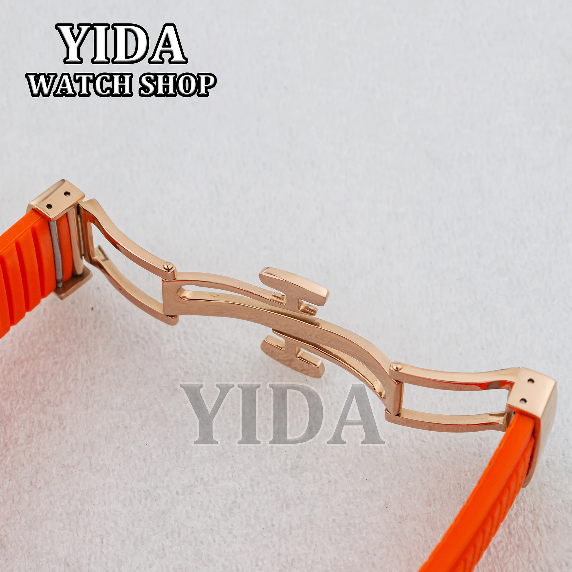 42MM AQUANAUT Nautilus Diamonds NH35 Case Rubber Strap Sapphire Crystal 10ATM Waterproof Stainless Steel Case for NH36 Movement