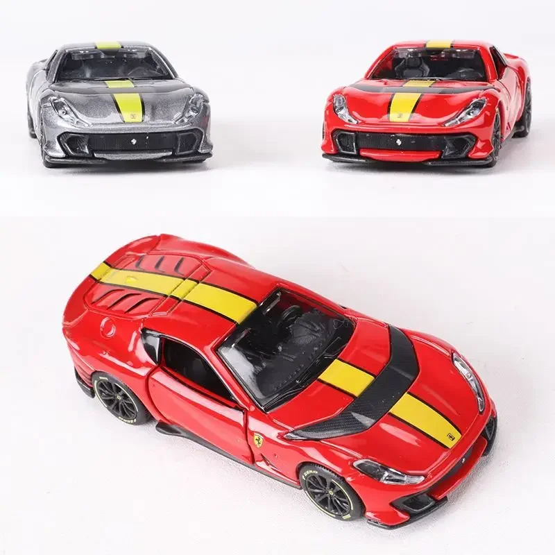 

Bburago 1:64 Ferrari 812 Competizione Openable Door Static Simulation Alloy Car Model Toy Collection Ornament