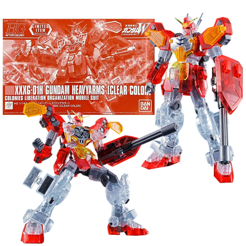 Bandai Gundam Model Kit HG Heavyarms Clear Color Anime Figure