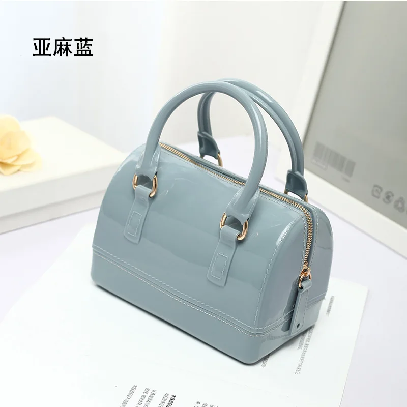 

Летняя популярная желейная сумка, портативная сумка-подушка через плечо на одно плечо, модная женская сумка конфет цвета макарон, средние сумки