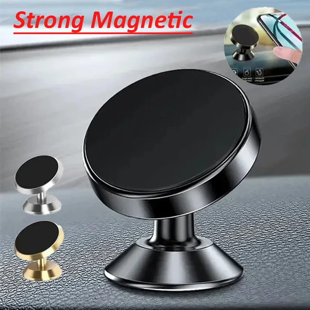 Magnetyczny uchwyt samochodowy na telefon Magnetyczny uchwyt samochodowy na deskę rozdzielczą Wspornik na telefon komórkowy w samochodzie dla IPhone Samsung Xiaomi