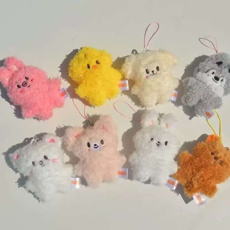 

New Staykids SKZ Mini Keychain SKzoo Plush Keychain Toy Cartoon Cute Pendant Fang Can Li Minhao Li Longfu Felix Children's Gift