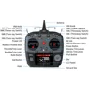 RadioLink T16D 16 チャンネル RC トランスミッター 2.4GHz R16F レシーバーリモートコントローラー付き RC カーボートドローン用 4