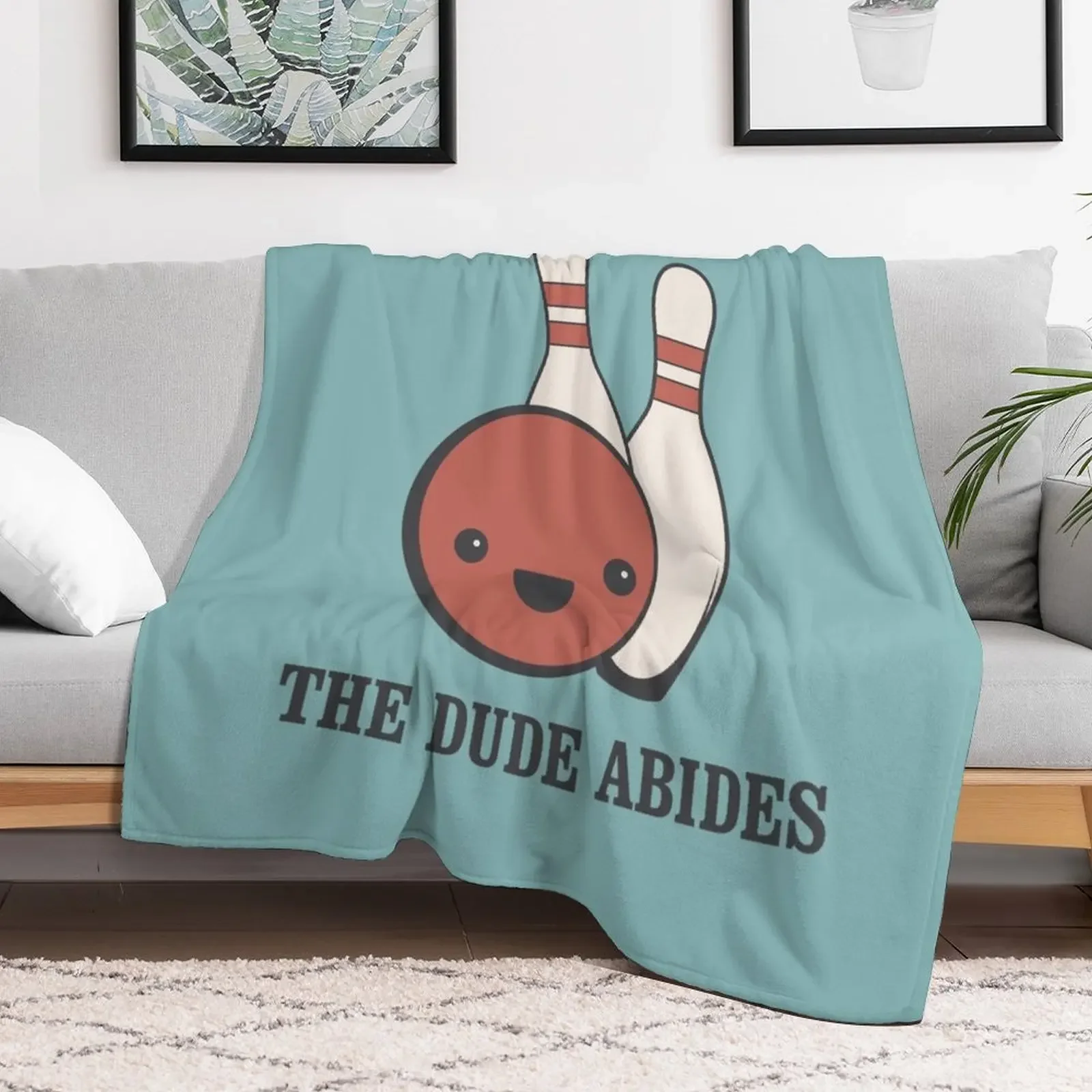 The Big Lebowski - The Dude Abides Throw Blanket Tourist Soft Beds Luxury Designer Blankets