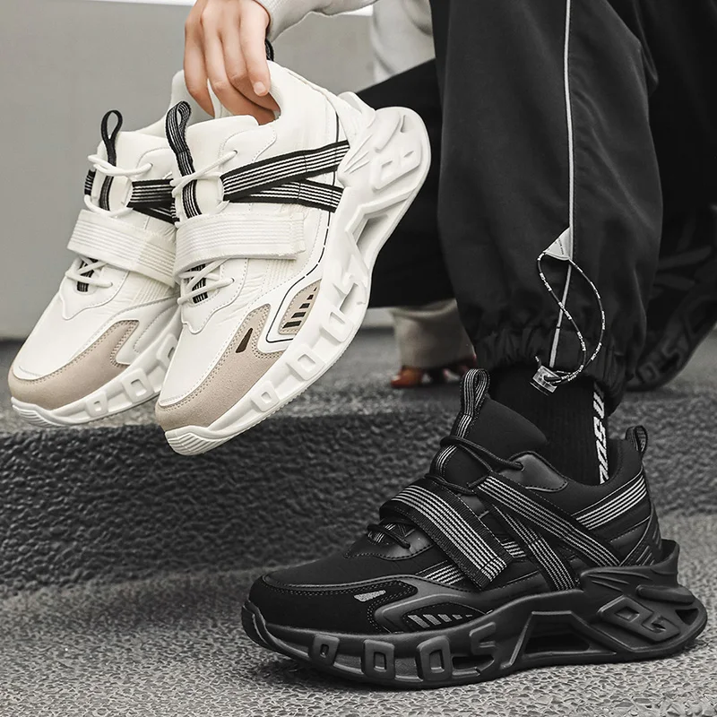Men's Casual Comfortable Wear-Resistant Jogging Shoes Male Fashion Breathable Sports Shoe Non-Slip Leisure for Outdoor Exercise
