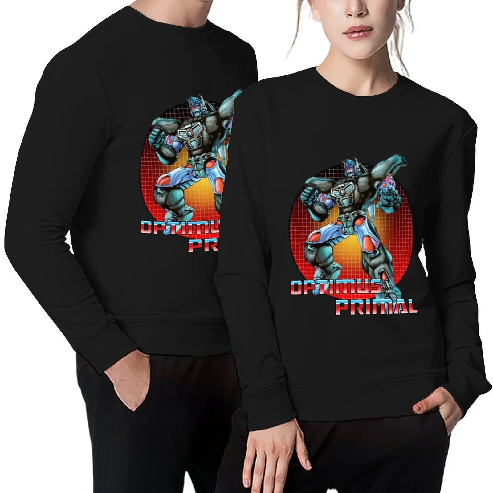 

Optimus Primal Maximals Transformer G1 Pullover graphic t shirts men korean clothes fashion men men's sweatshirt