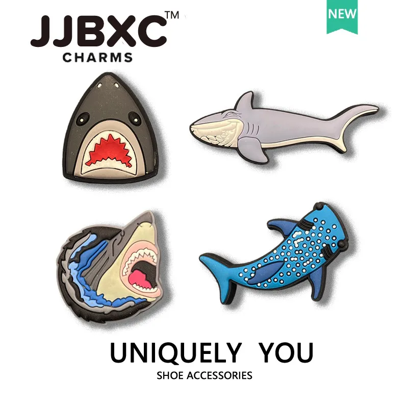 JJBXC CHARM Shoe Accessories Sea Animals DIY Cartoon Jewelry Shoes Flower DIY Fashion Shoes decorations Suitable for cross Shoes