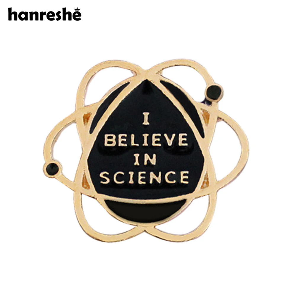 Hanreshe Creative Science Astronomy Enamel Brooch Planetary Tracks Brooch Backpack Lapel Badge for Scientist Astronomer