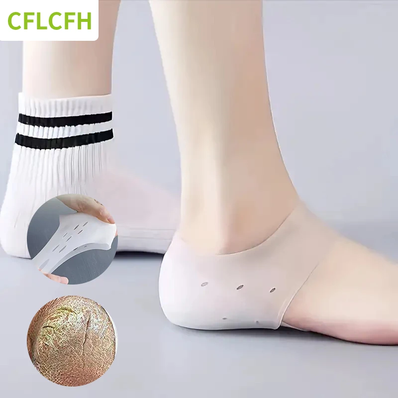 

Foot Care Socks Anti Dry Cracking Dead Skin Removal Moisturizing Exfoliating Protector Pain Relief Silicone Gel Feet Tools