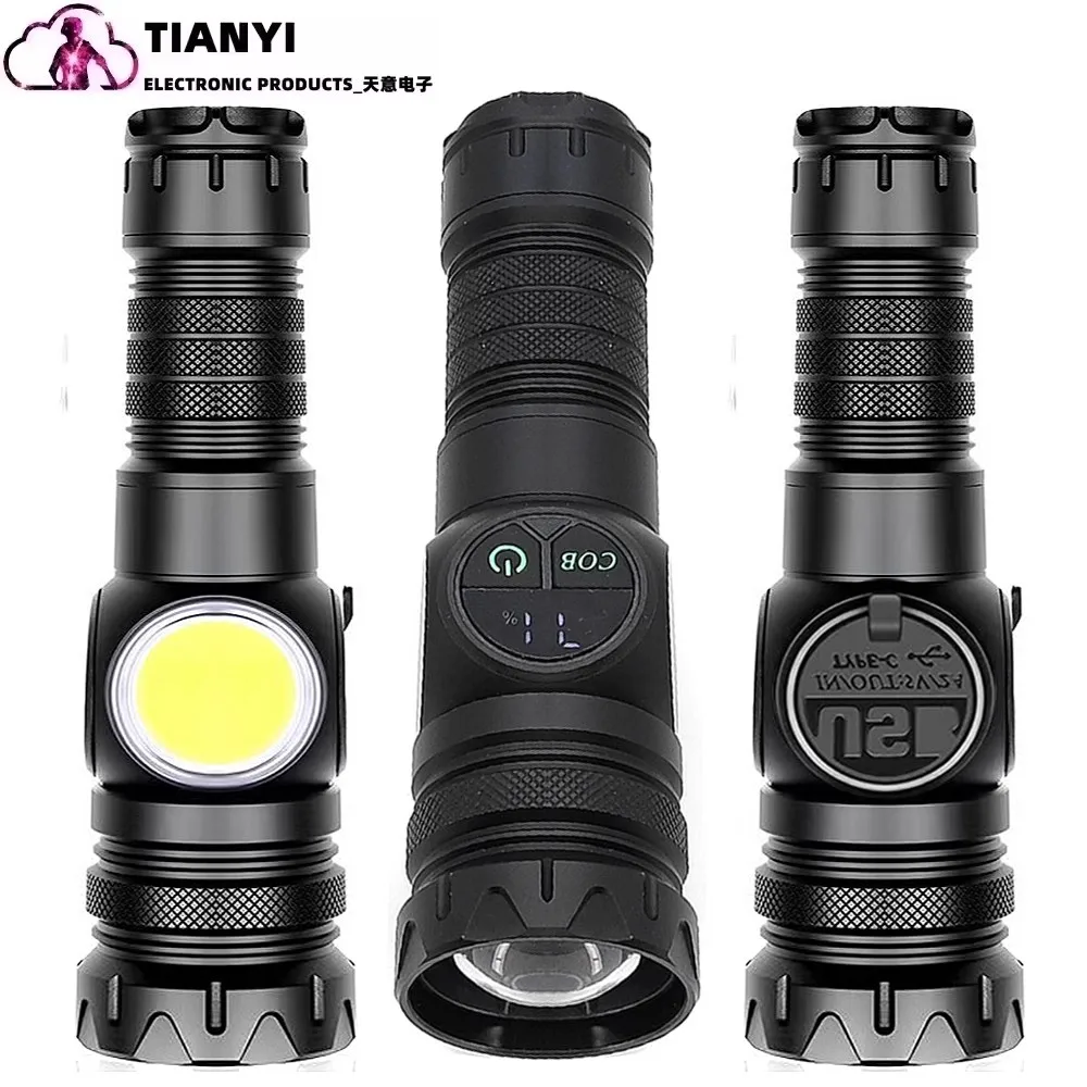 Super Bright LED Flashlight -2800 Lumens,Zoomable,9 Light Modes, IPX4 Waterproof,Small Flashlight for Home, Emergency, Camping