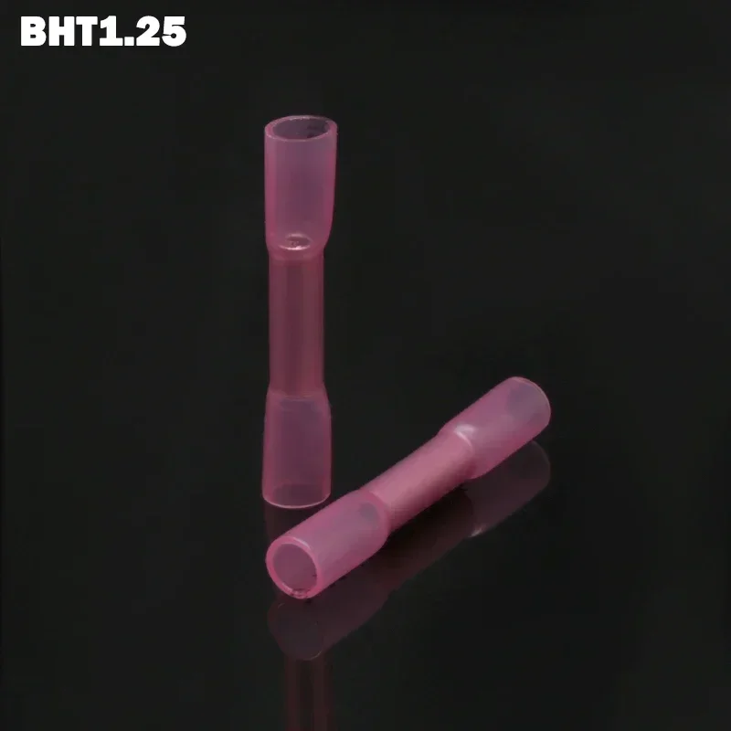 BHT0.5 BHT1.25 BHT2 BHT5 pour connecteurs isolés en cuivre à sertir bout à bout étanche, Terminal métallique, Tube thermorétractable AWG22-10