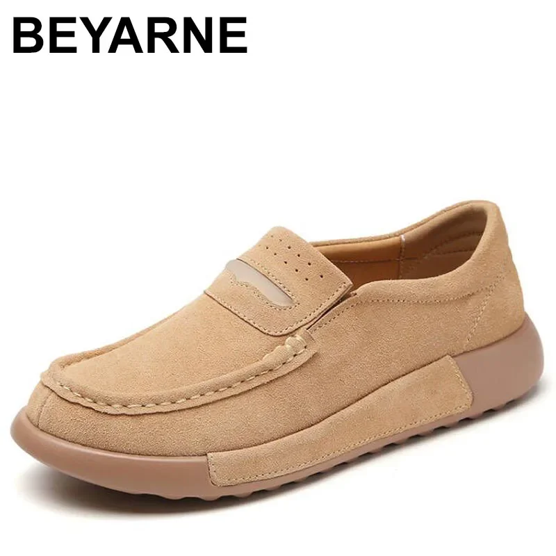 

New Spring Women Flats Shoes Woman Platform Slip On Flats Sneakers Women Suede Ladies Tenis Loafers Moccasins Casual Shoes