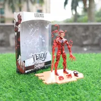 Ml Legends Venom Carnage Action Figures Toys 6inch Red Venom Movable Figurines Statues Model Doll Collectible Ornaments Gifts