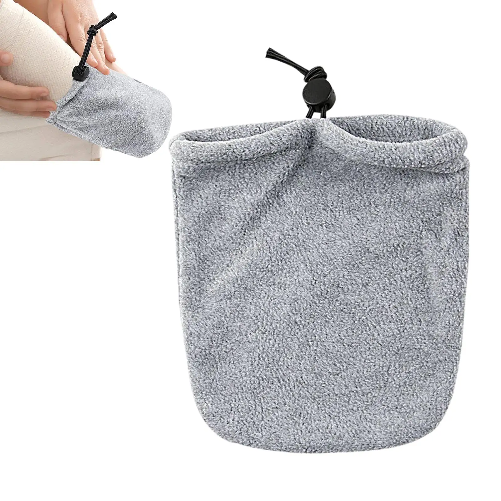 

Литой чехол для носков для ног, флисовый регулируемый шнурок, чехол для литого носка, мягкая теплая защита для мужчин и женщин, прогулочный пластырь, ношение