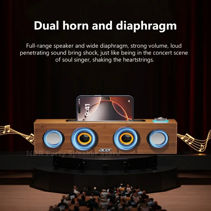 Retro Computer Audio Speakers Esports Game Speaker Bluetooth Usb Wired Strip Computer Multimedia Home Desktop Notebook Audio