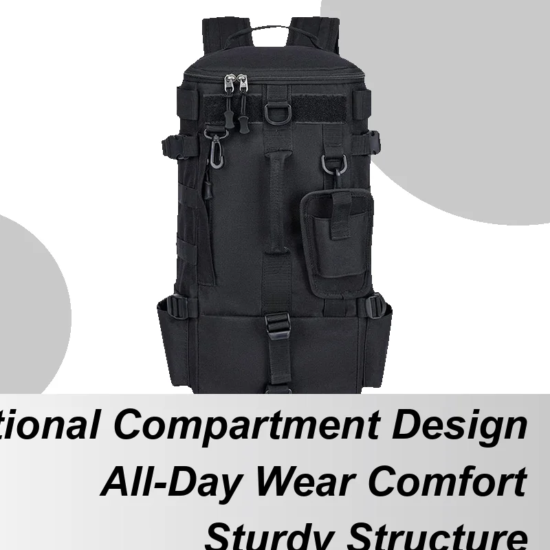 

Fishing Backpack Fishing Bag Rucksack Bait Storage Hiking Daypack Survival Pack For Construction Sites Hunting Expeditions