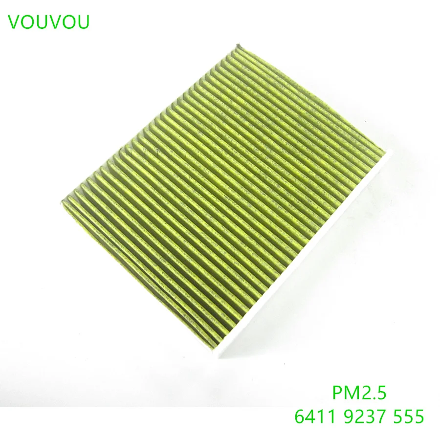 Vouvou اكسسوارات السيارات 6411 9237 555 المنشط PM 2.5 A/C فلتر الهواء المقصورة لسيارات BMW Series 1 F20 F21 Series 2 F22 F23 F87 3 F30