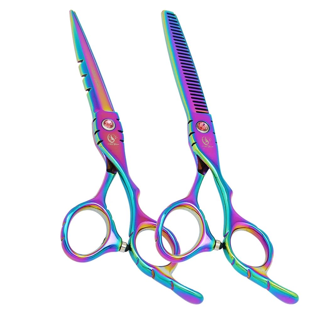 

Professional 6.0" Hairdressing Hair Scissors Japan 440C 9CR Salon Cutting Scissors Barber Thinning Shears Hair Scissors A0109A