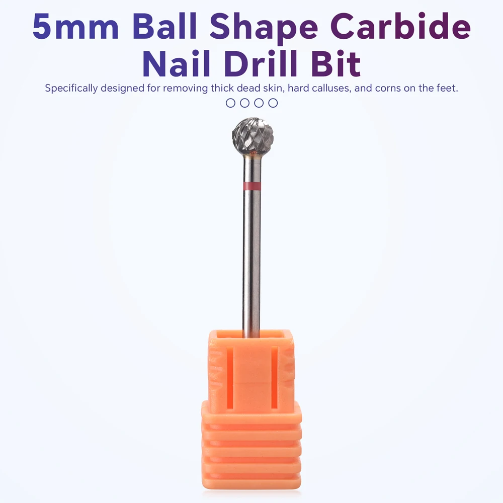 Punta rotante per trapano per unghie in metallo duro Fresa elettrica Smalto gel UV acrilico Rimuovi lime per unghie pulite per cuticole Strumento per manicure