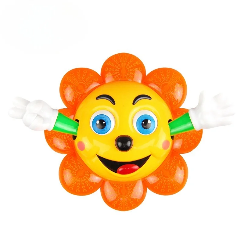 Electric Universal Rotating Large Flower Light Music Children Wisdom Toys Children Fun Birthday Gift