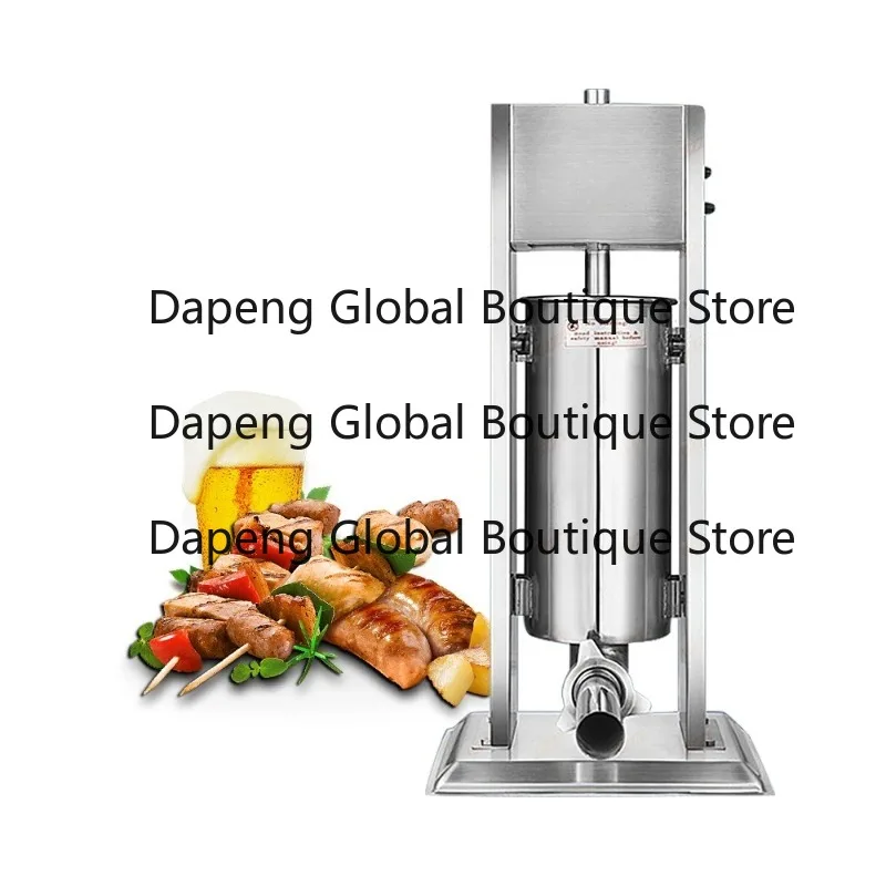 Stainless Steel Hand Crank Food Filling Equipment Two Speed Adjustment Homemade Meat Product Filling Tool