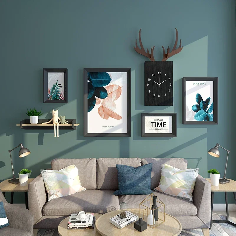 A Northern Europe Photo Frame Hanging Wall Simple Picture Frame Creative Combination Connected Body Hanging Room Photo Frame