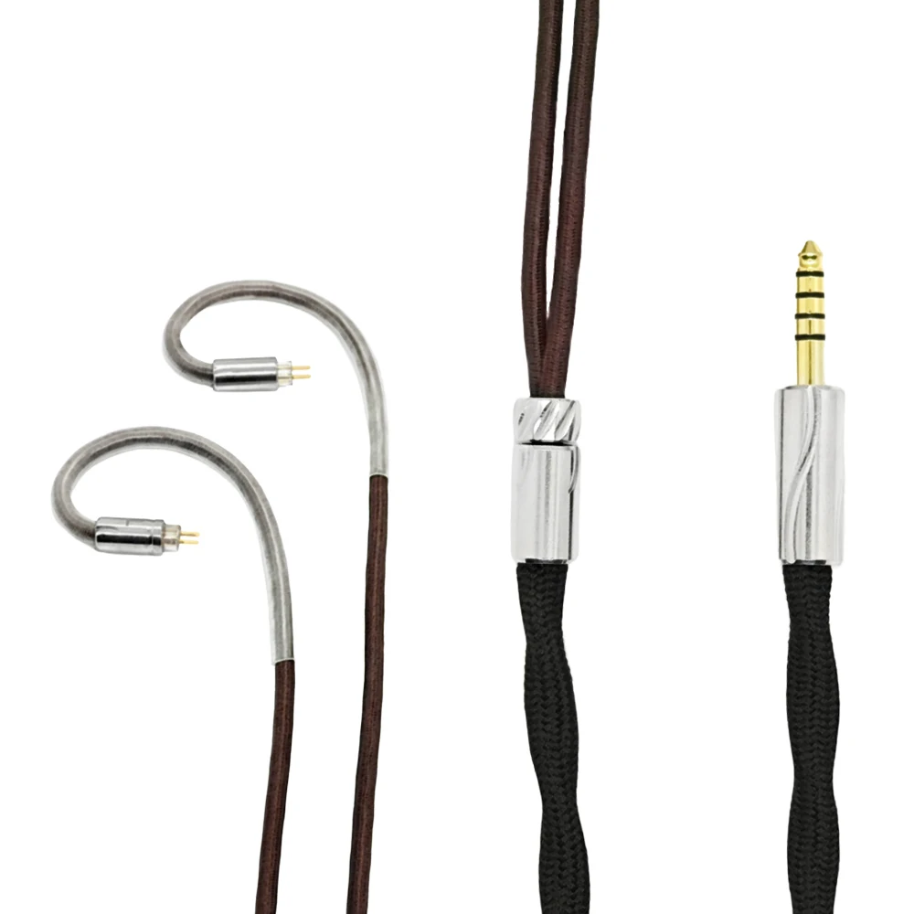 

FuryLink X7 Audio Cable 7N Thick Silver Plated OCC IEM Replace Wire 0.78mm mmcx 2Pin IE900 for HIMALAYA Davinci V16 Quartet KB02
